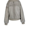 TAUPE CHEVRON MINK_CASHMERE BOMBER JACKET (back)