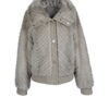 TAUPE CHEVRON MINK_CASHMERE BOMBER JACKET (front)