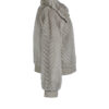 TAUPE CHEVRON MINK_CASHMERE BOMBER JACKET (side)